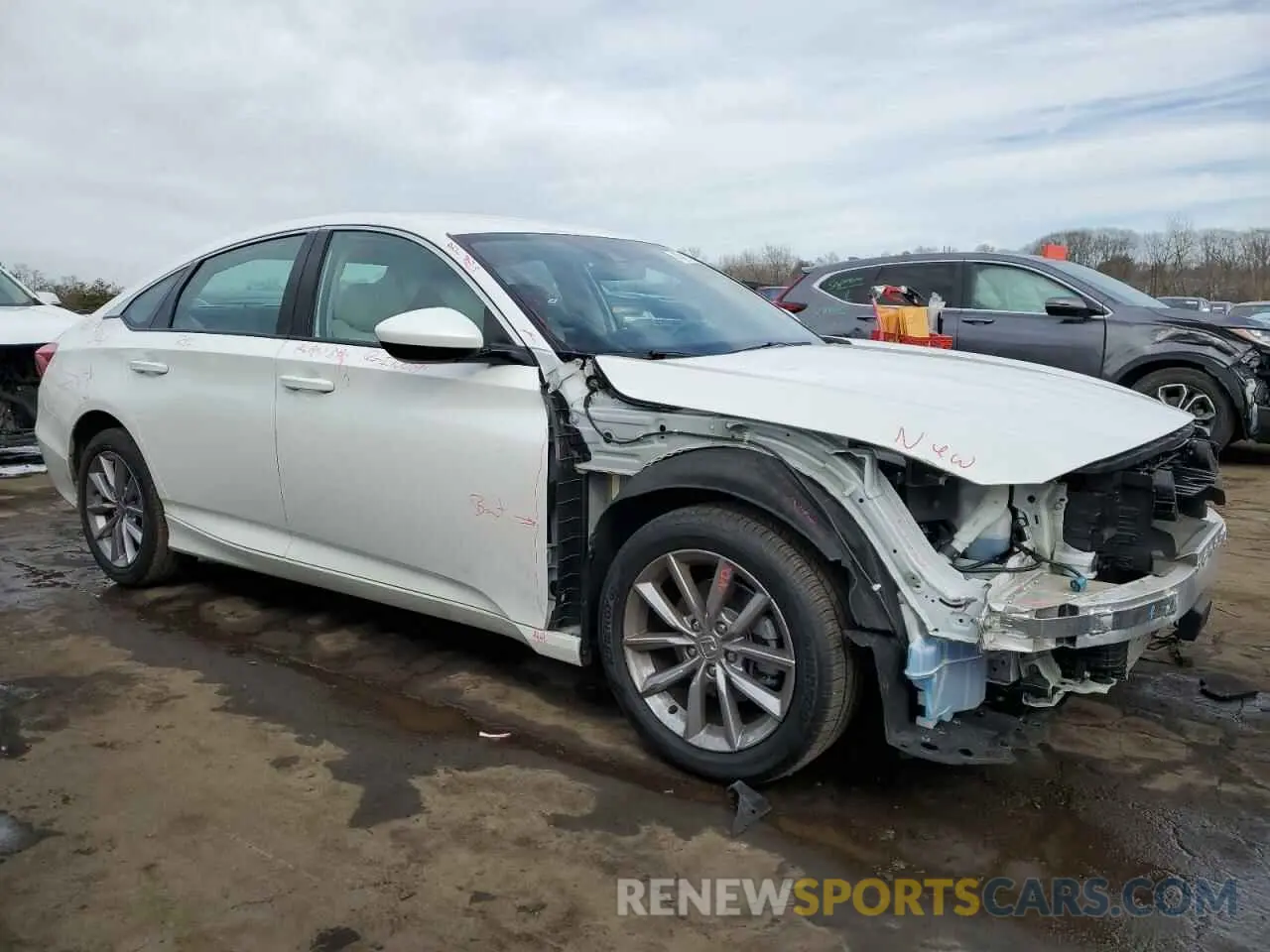 4 fotografías del automóvil dañado 1HGCV1F14MA021570 HONDA ACCORD 2021