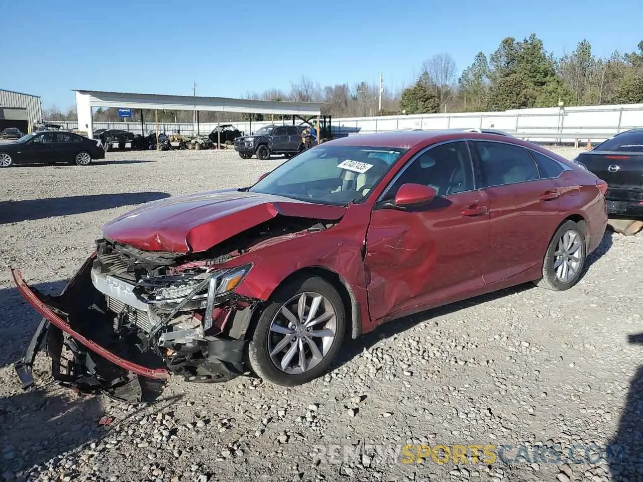 1 fotografías del automóvil dañado 1HGCV1F14MA076083 HONDA ACCORD 2021