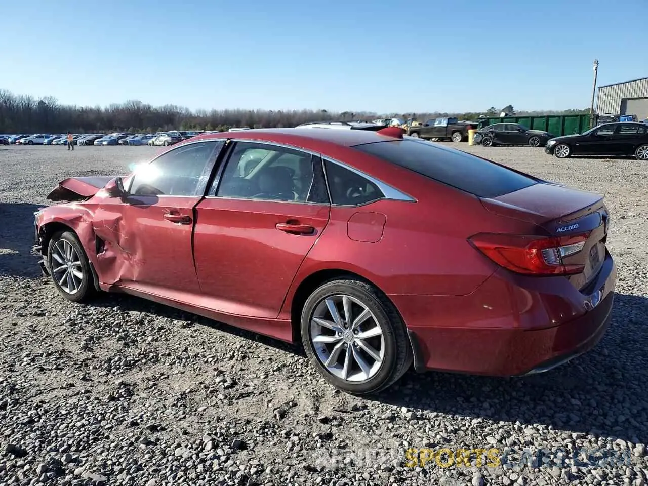 2 fotografías del automóvil dañado 1HGCV1F14MA076083 HONDA ACCORD 2021