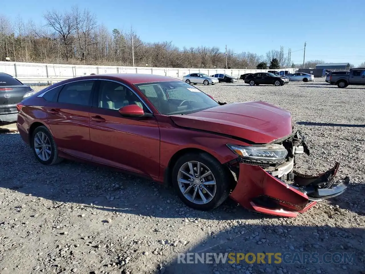 4 fotografías del automóvil dañado 1HGCV1F14MA076083 HONDA ACCORD 2021