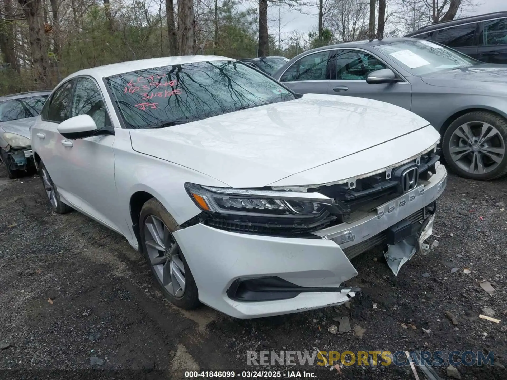 1 fotografías del automóvil dañado 1HGCV1F15MA103940 HONDA ACCORD 2021