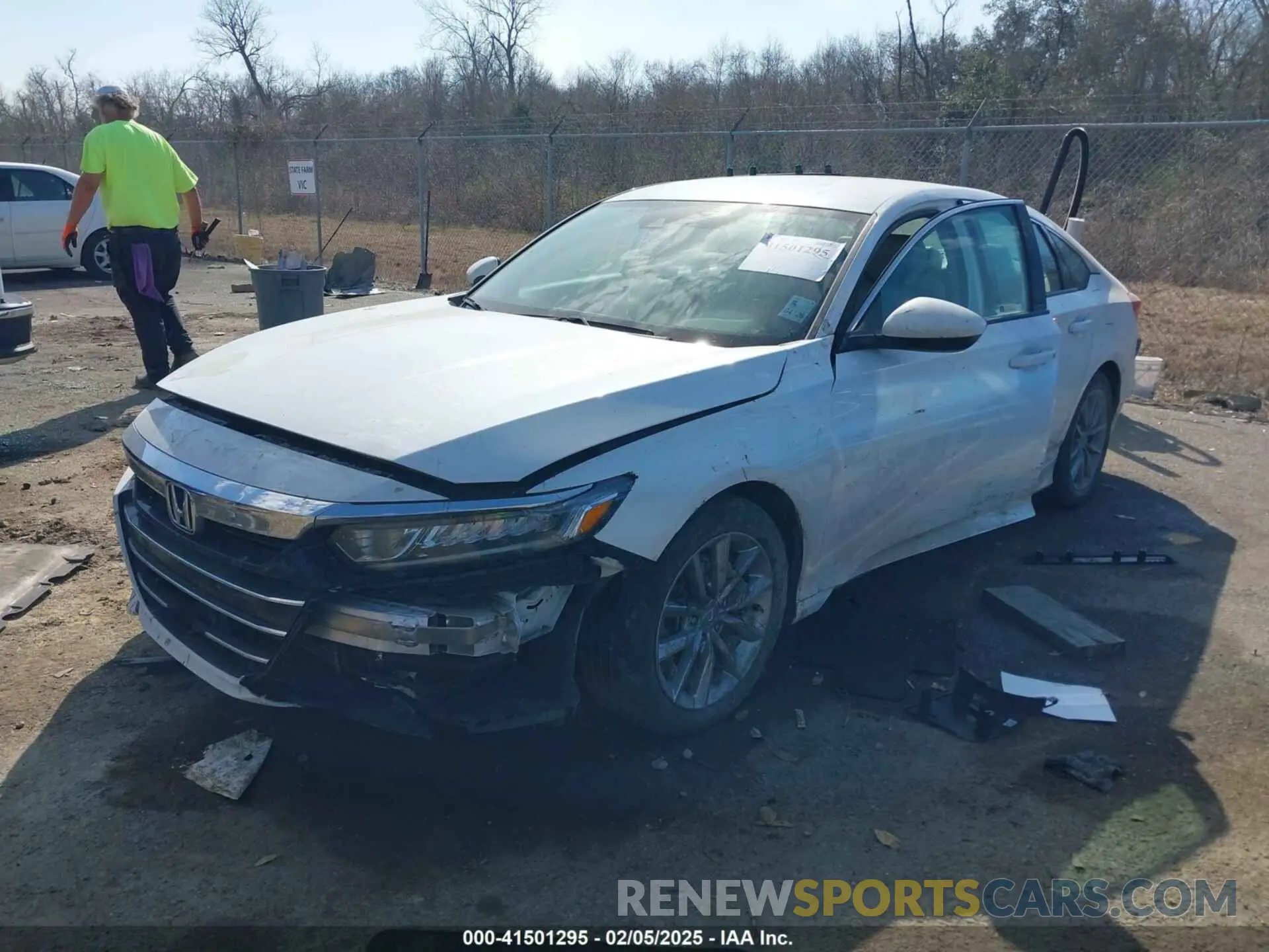 2 fotografías del automóvil dañado 1HGCV1F15MA120351 HONDA ACCORD 2021