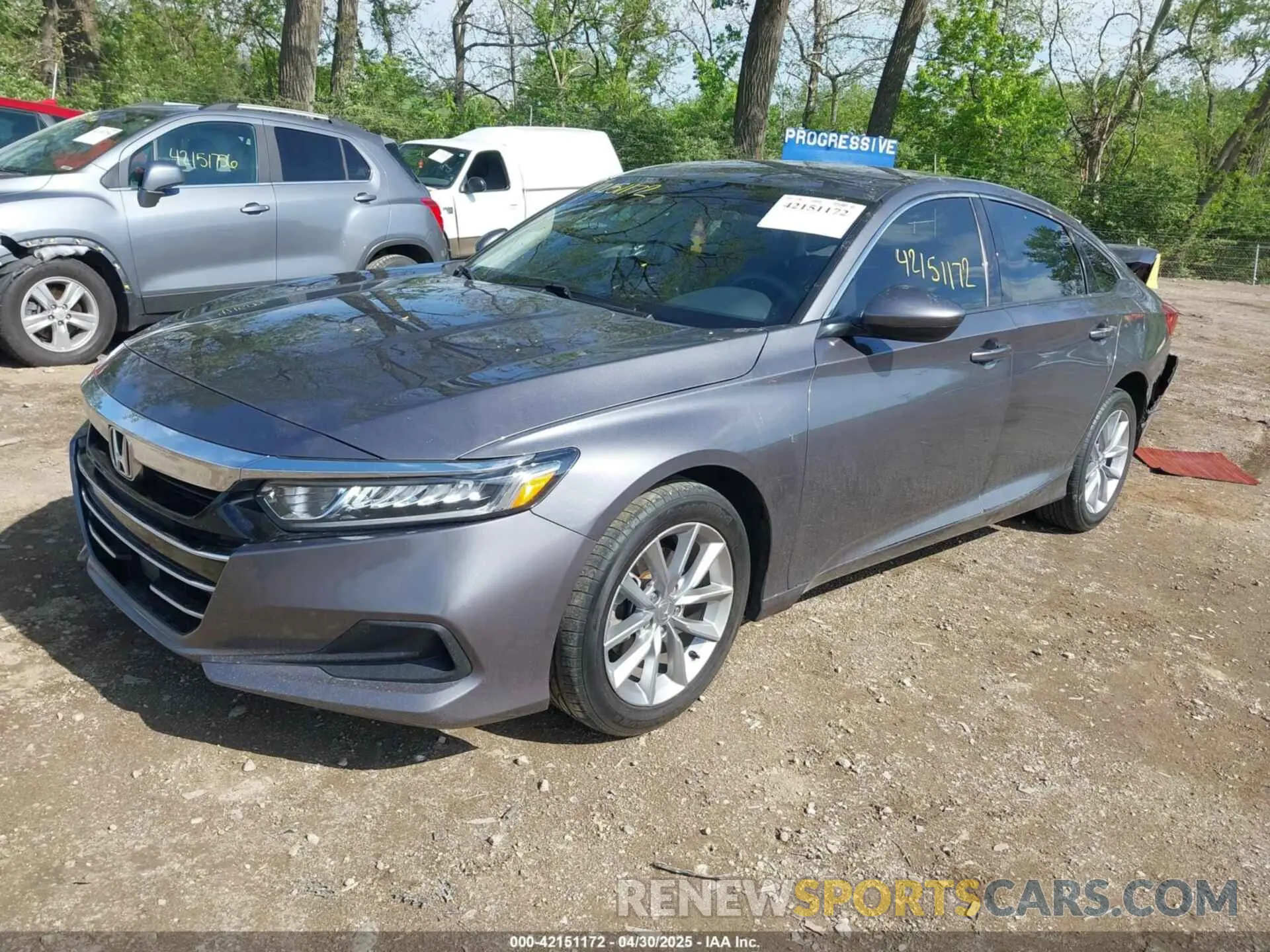 2 fotografías del automóvil dañado 1HGCV1F16MA047409 HONDA ACCORD 2021