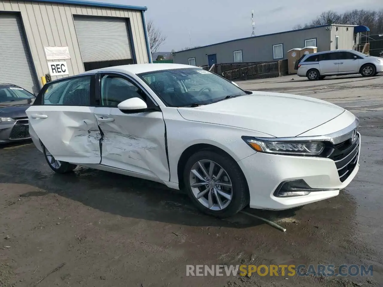 4 fotografías del automóvil dañado 1HGCV1F17MA041781 HONDA ACCORD 2021