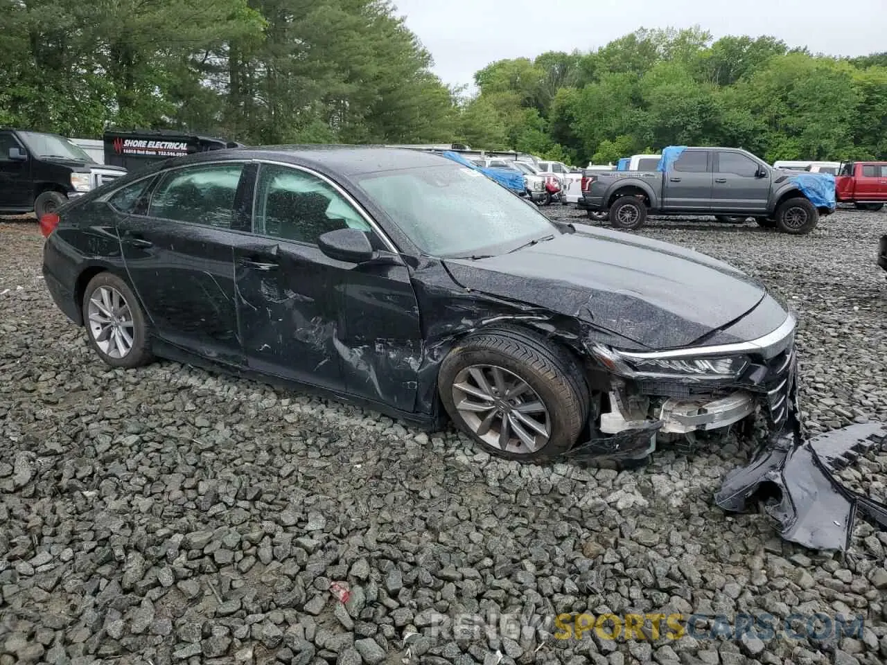 4 fotografías del automóvil dañado 1HGCV1F18MA017523 HONDA ACCORD 2021