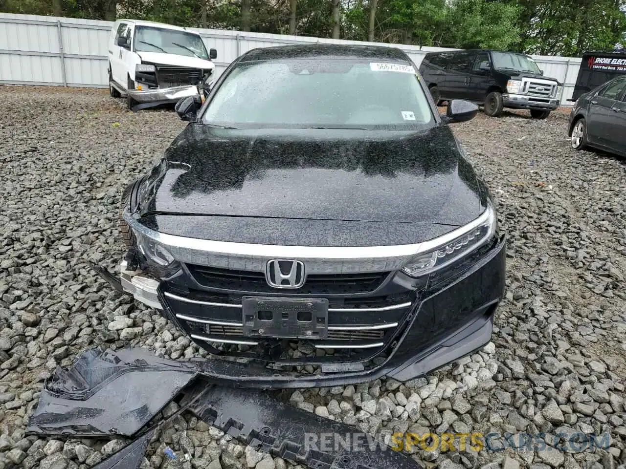 5 fotografías del automóvil dañado 1HGCV1F18MA017523 HONDA ACCORD 2021