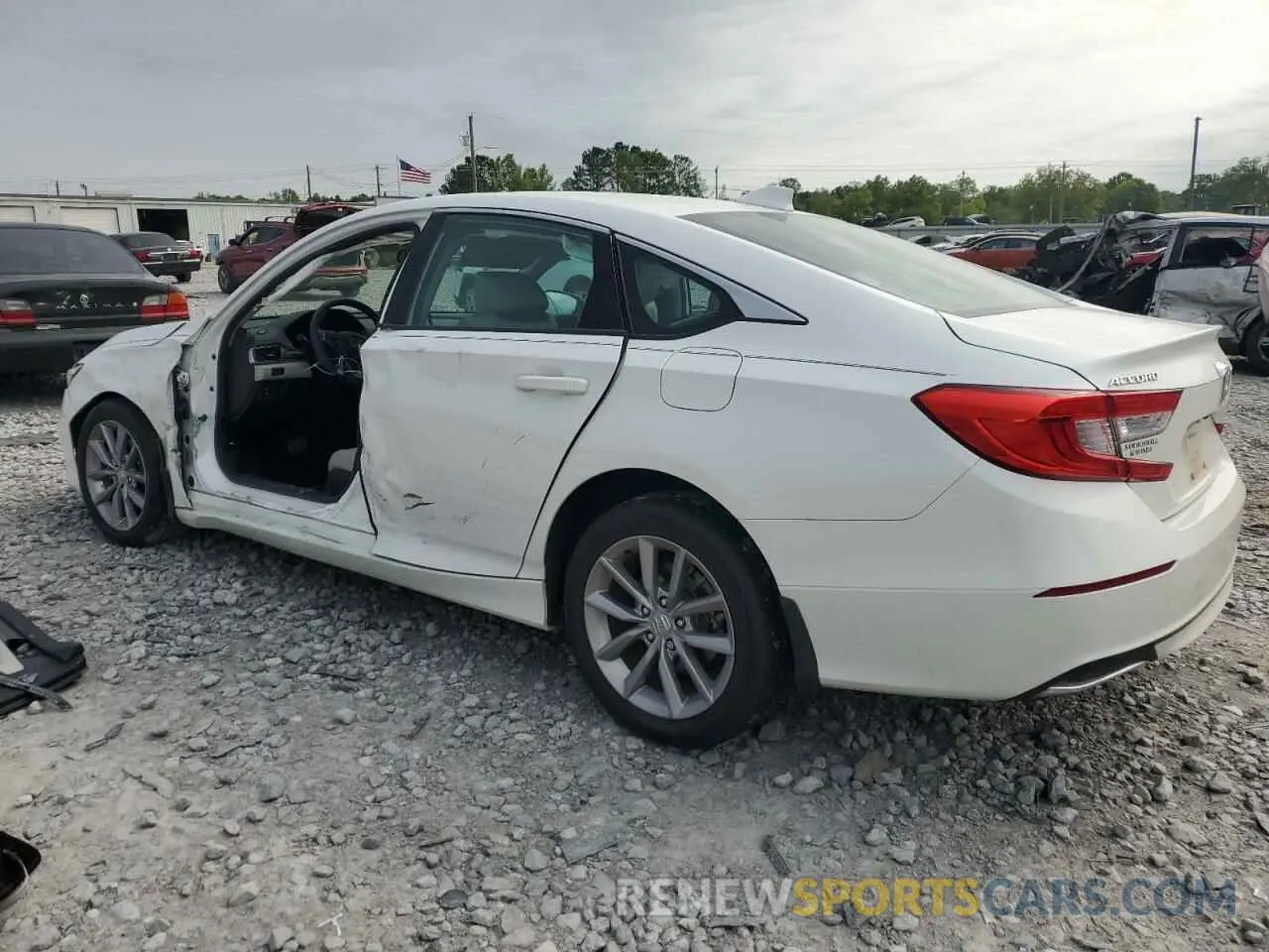 2 fotografías del automóvil dañado 1HGCV1F1XMA023498 HONDA ACCORD 2021