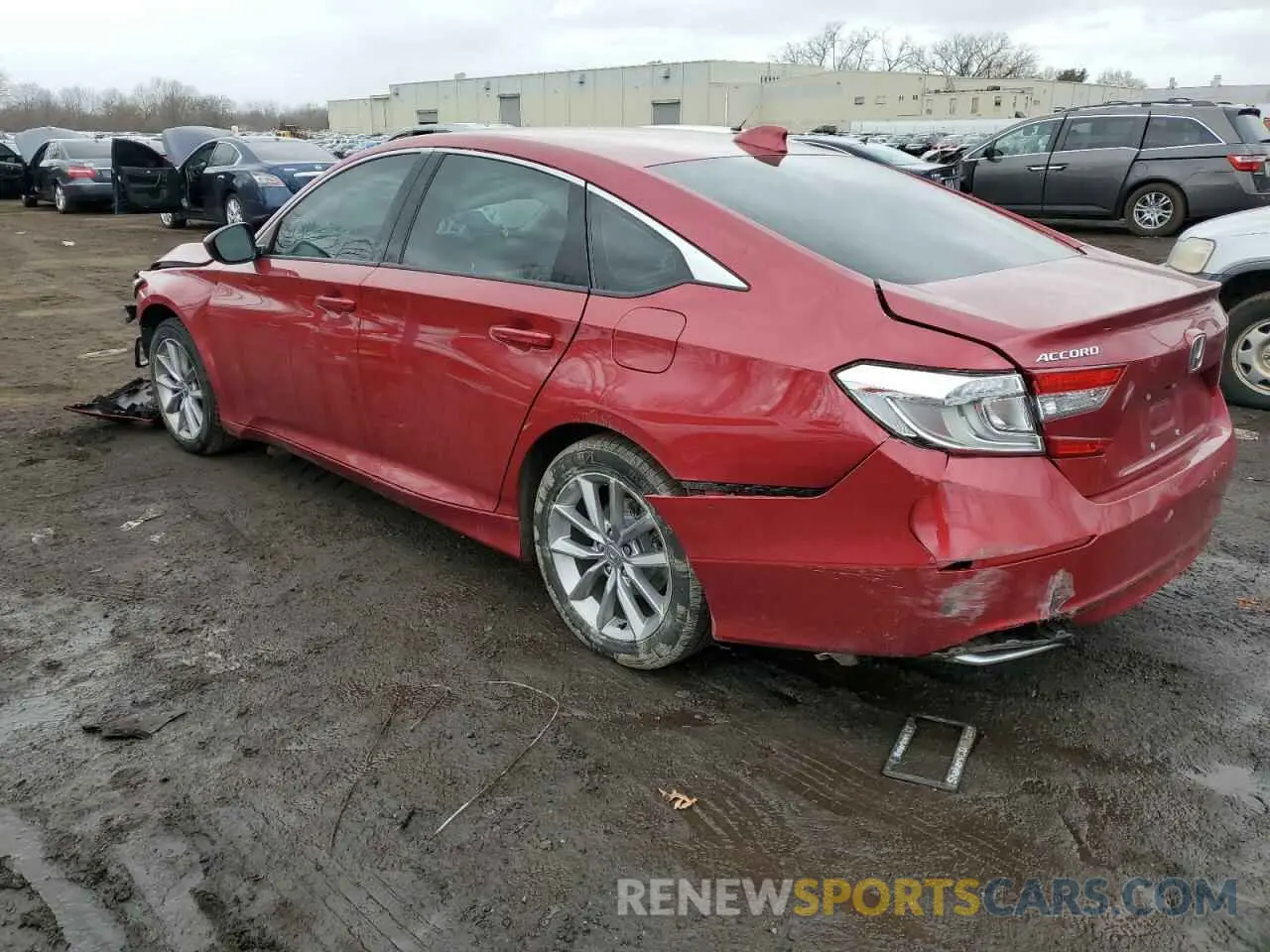 2 fotografías del automóvil dañado 1HGCV1F1XMA057196 HONDA ACCORD 2021