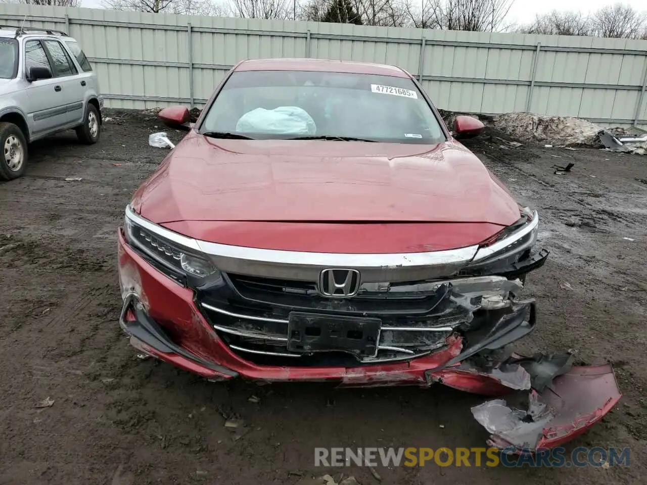 5 fotografías del automóvil dañado 1HGCV1F1XMA057196 HONDA ACCORD 2021