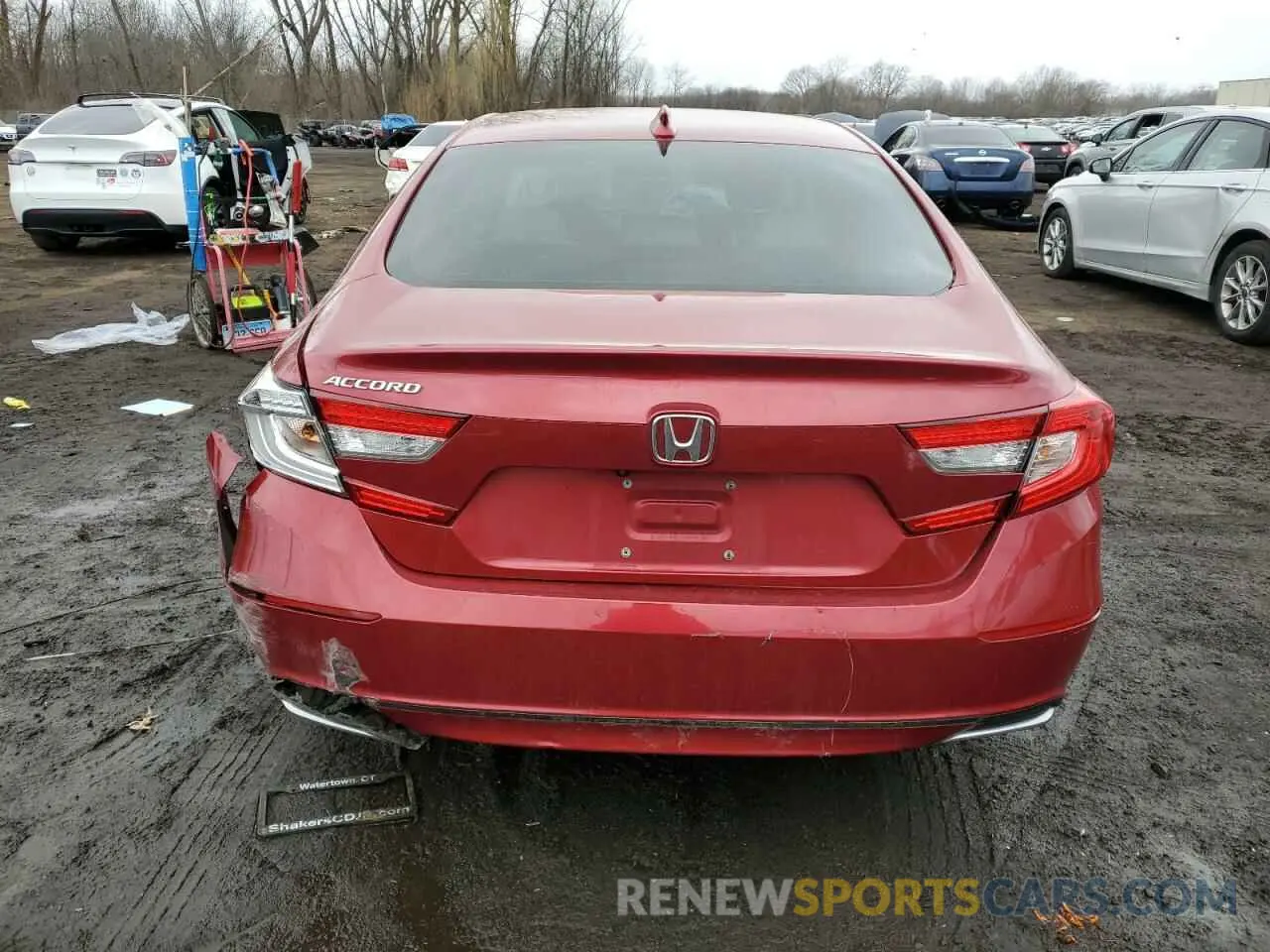 6 fotografías del automóvil dañado 1HGCV1F1XMA057196 HONDA ACCORD 2021