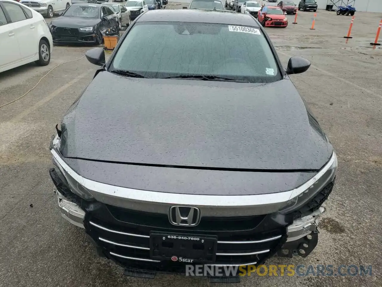 5 fotografías del automóvil dañado 1HGCV1F1XMA085502 HONDA ACCORD 2021