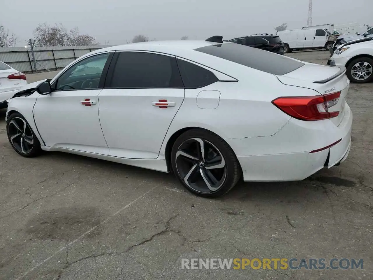 2 fotografías del automóvil dañado 1HGCV1F30MA001074 HONDA ACCORD 2021