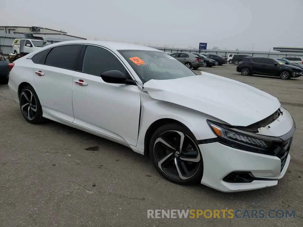 4 fotografías del automóvil dañado 1HGCV1F30MA001074 HONDA ACCORD 2021