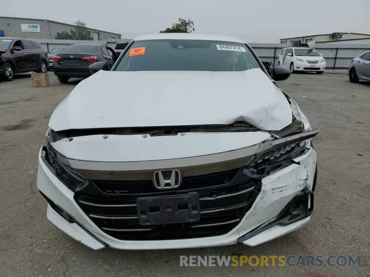 5 fotografías del automóvil dañado 1HGCV1F30MA001074 HONDA ACCORD 2021
