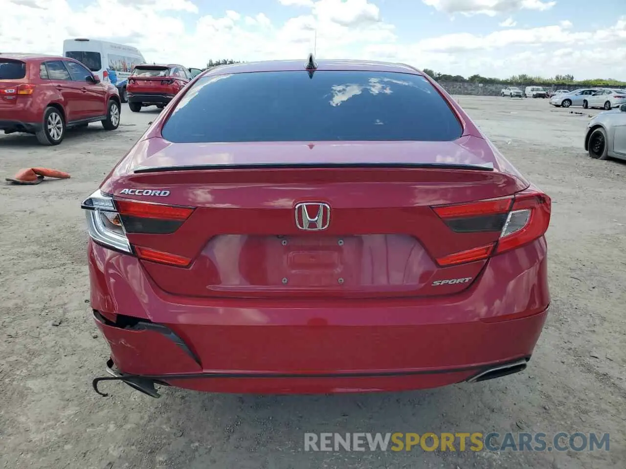 6 fotografías del automóvil dañado 1HGCV1F30MA054549 HONDA ACCORD 2021