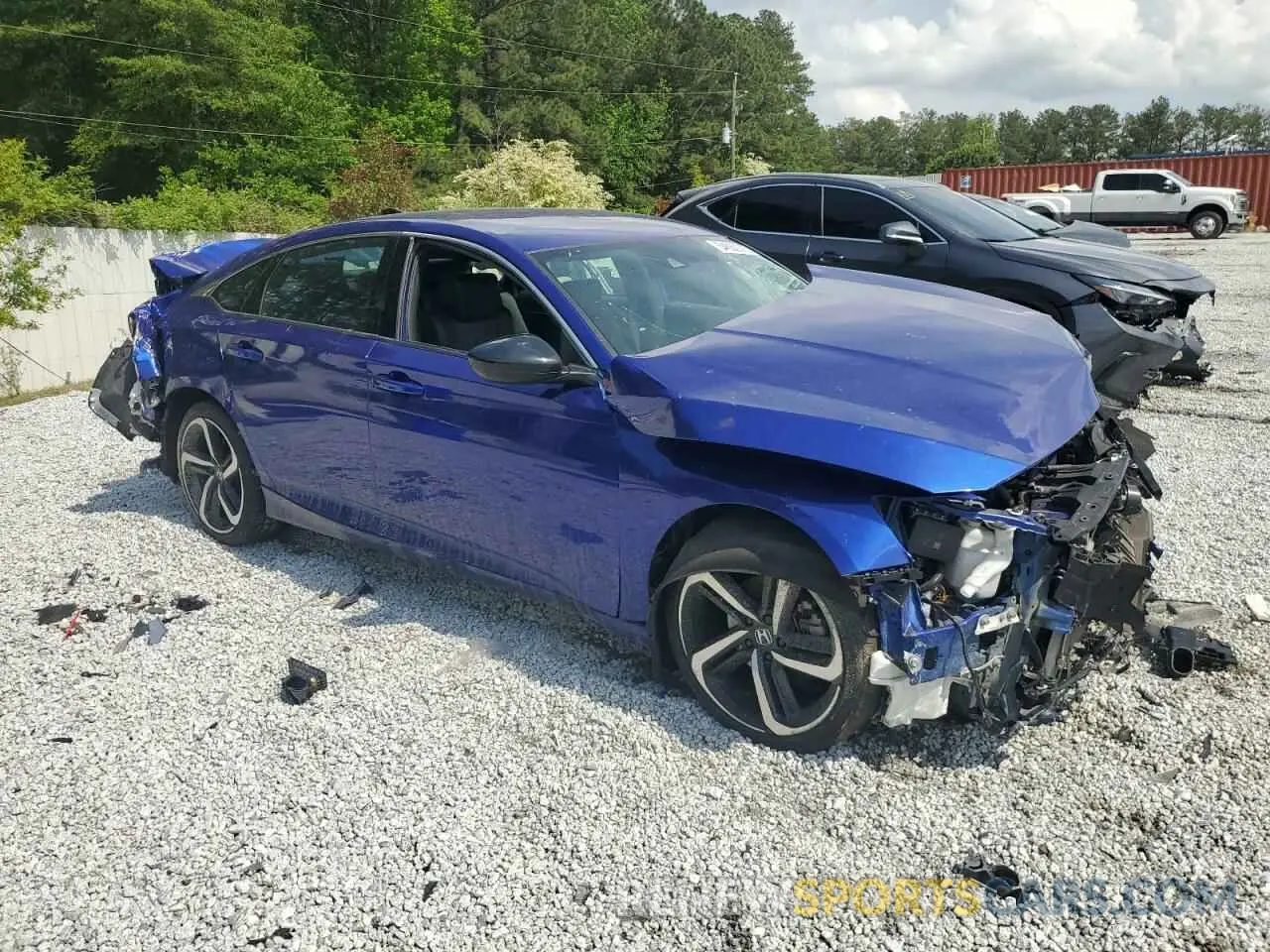 4 fotografías del automóvil dañado 1HGCV1F30MA075224 HONDA ACCORD 2021