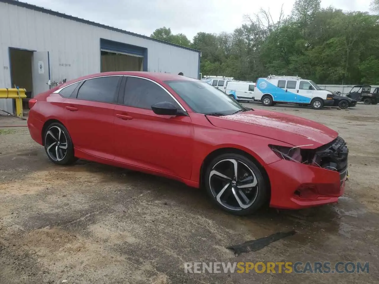 4 fotografías del automóvil dañado 1HGCV1F30MA098969 HONDA ACCORD 2021