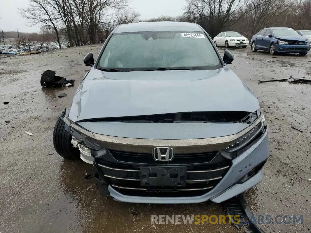 5 fotografías del automóvil dañado 1HGCV1F31MA015355 HONDA ACCORD 2021
