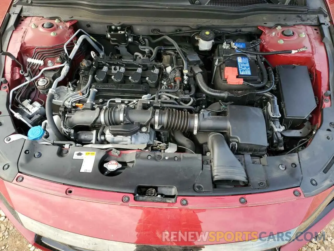 11 fotografías del automóvil dañado 1HGCV1F31MA061378 HONDA ACCORD 2021