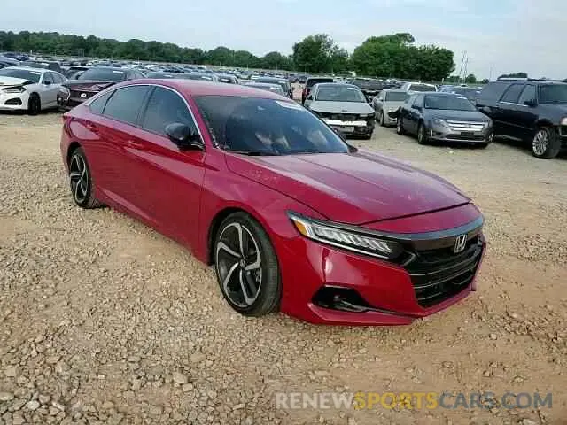 13 fotografías del automóvil dañado 1HGCV1F31MA061378 HONDA ACCORD 2021