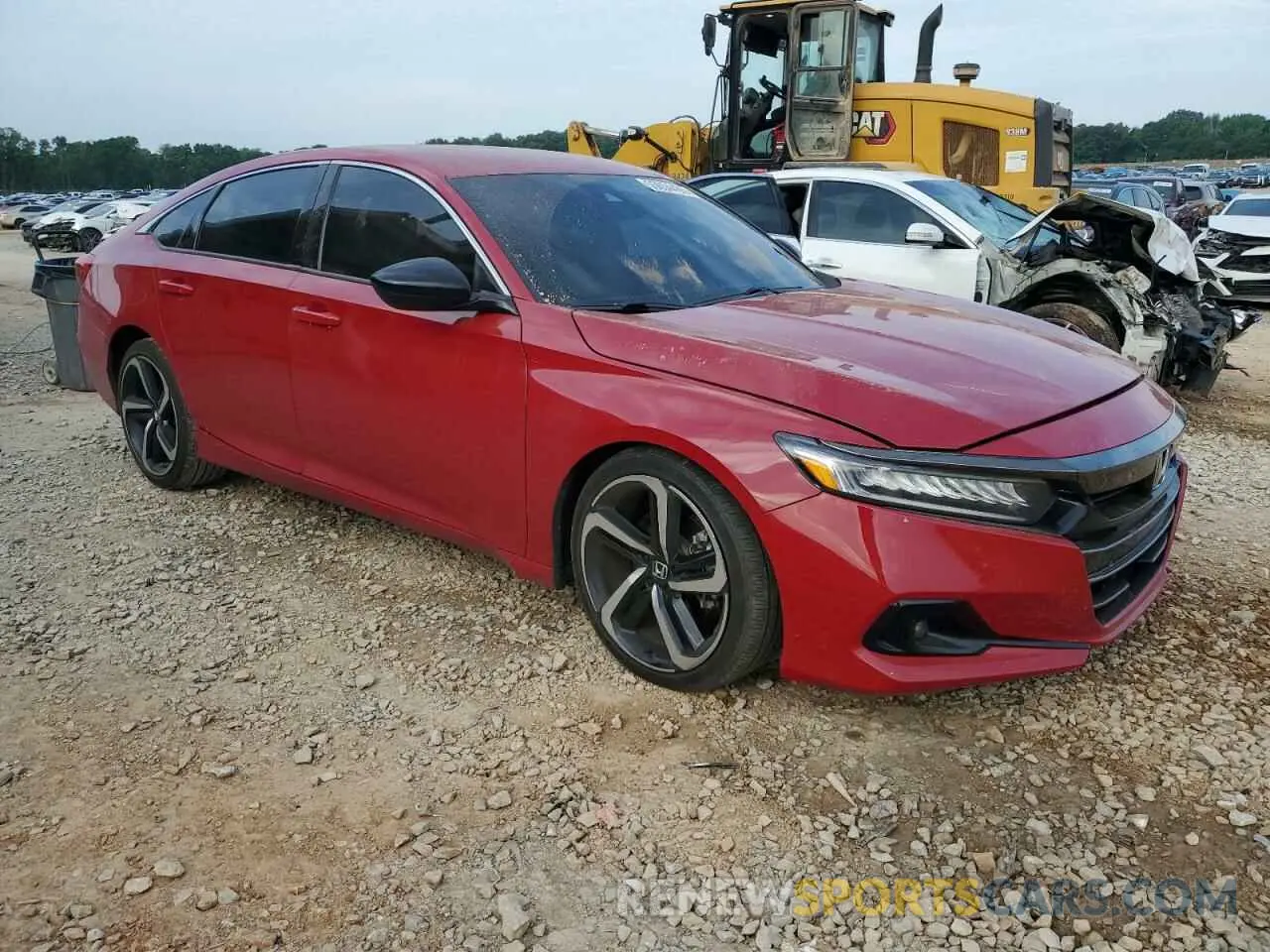 4 fotografías del automóvil dañado 1HGCV1F31MA061378 HONDA ACCORD 2021