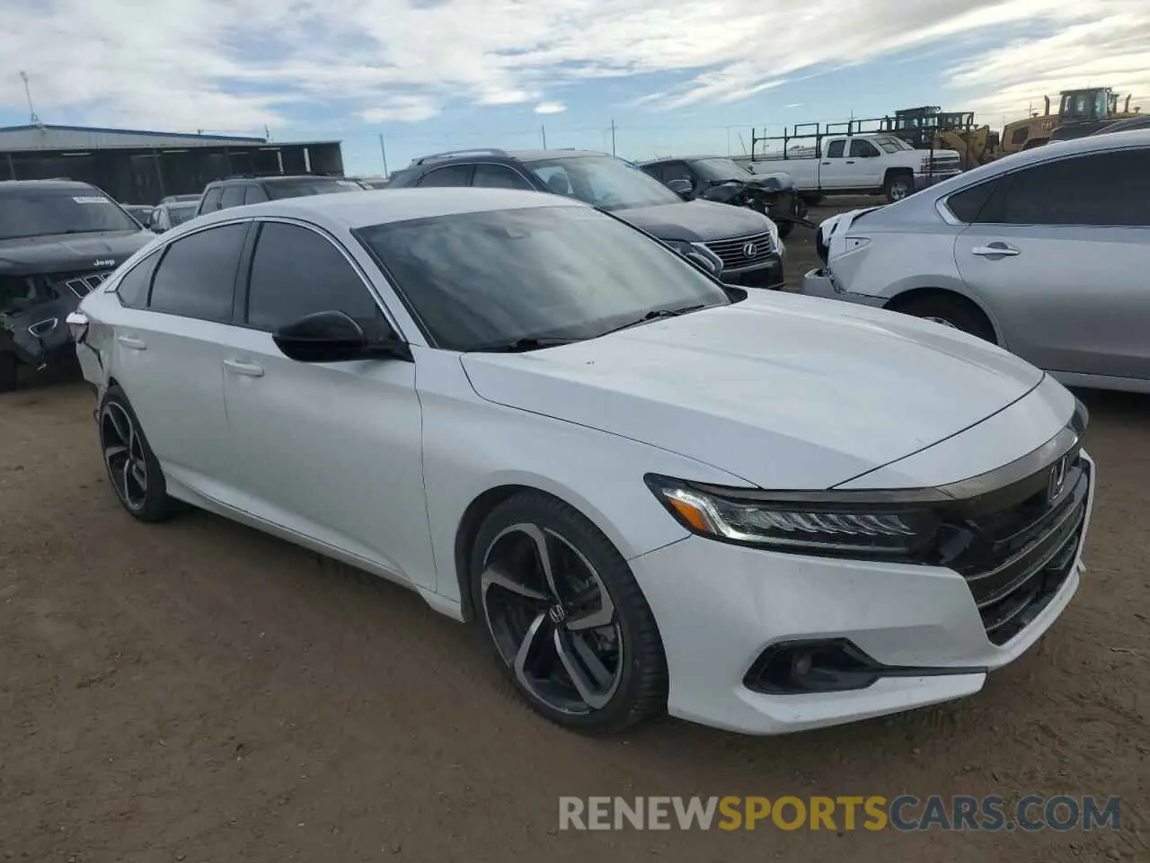 4 fotografías del automóvil dañado 1HGCV1F31MA083705 HONDA ACCORD 2021