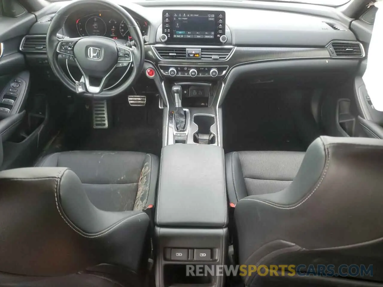 8 fotografías del automóvil dañado 1HGCV1F31MA083705 HONDA ACCORD 2021