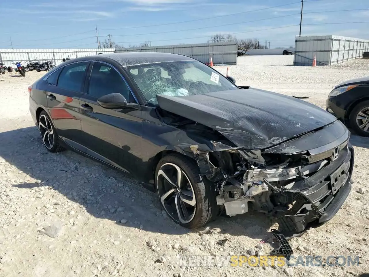 4 fotografías del automóvil dañado 1HGCV1F31MA110207 HONDA ACCORD 2021
