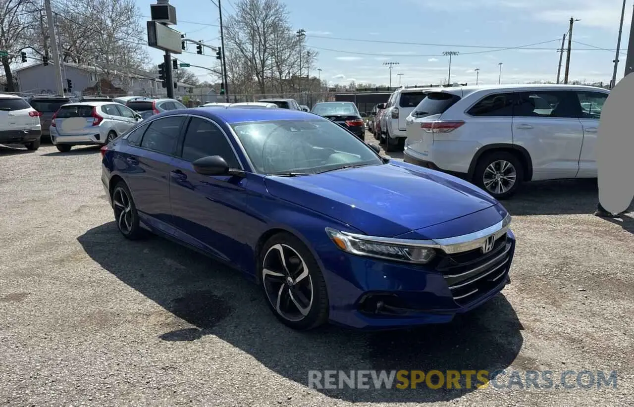 1 fotografías del automóvil dañado 1HGCV1F32MA024047 HONDA ACCORD 2021
