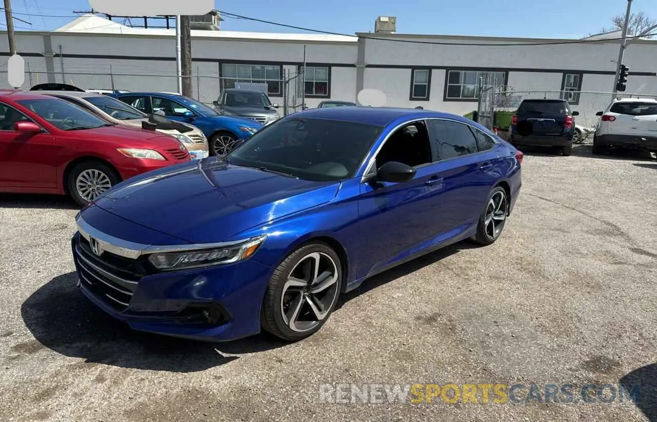 2 fotografías del automóvil dañado 1HGCV1F32MA024047 HONDA ACCORD 2021