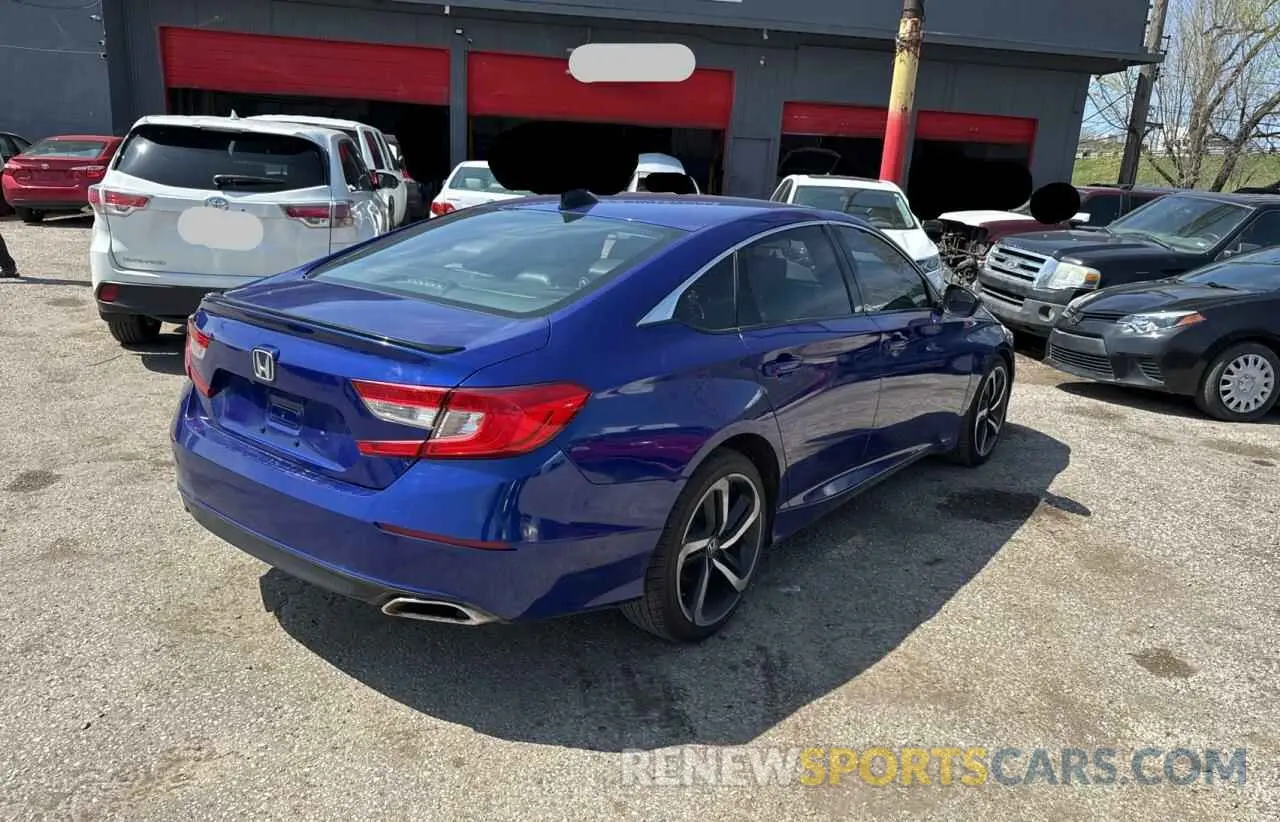 4 fotografías del automóvil dañado 1HGCV1F32MA024047 HONDA ACCORD 2021