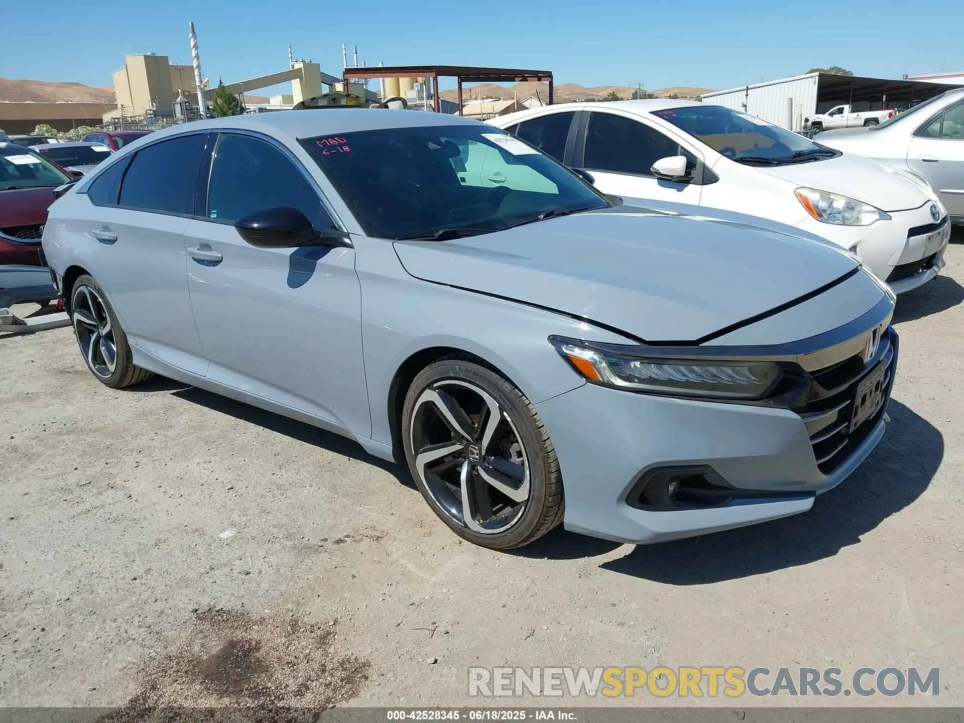 1 fotografías del automóvil dañado 1HGCV1F32MA040846 HONDA ACCORD 2021