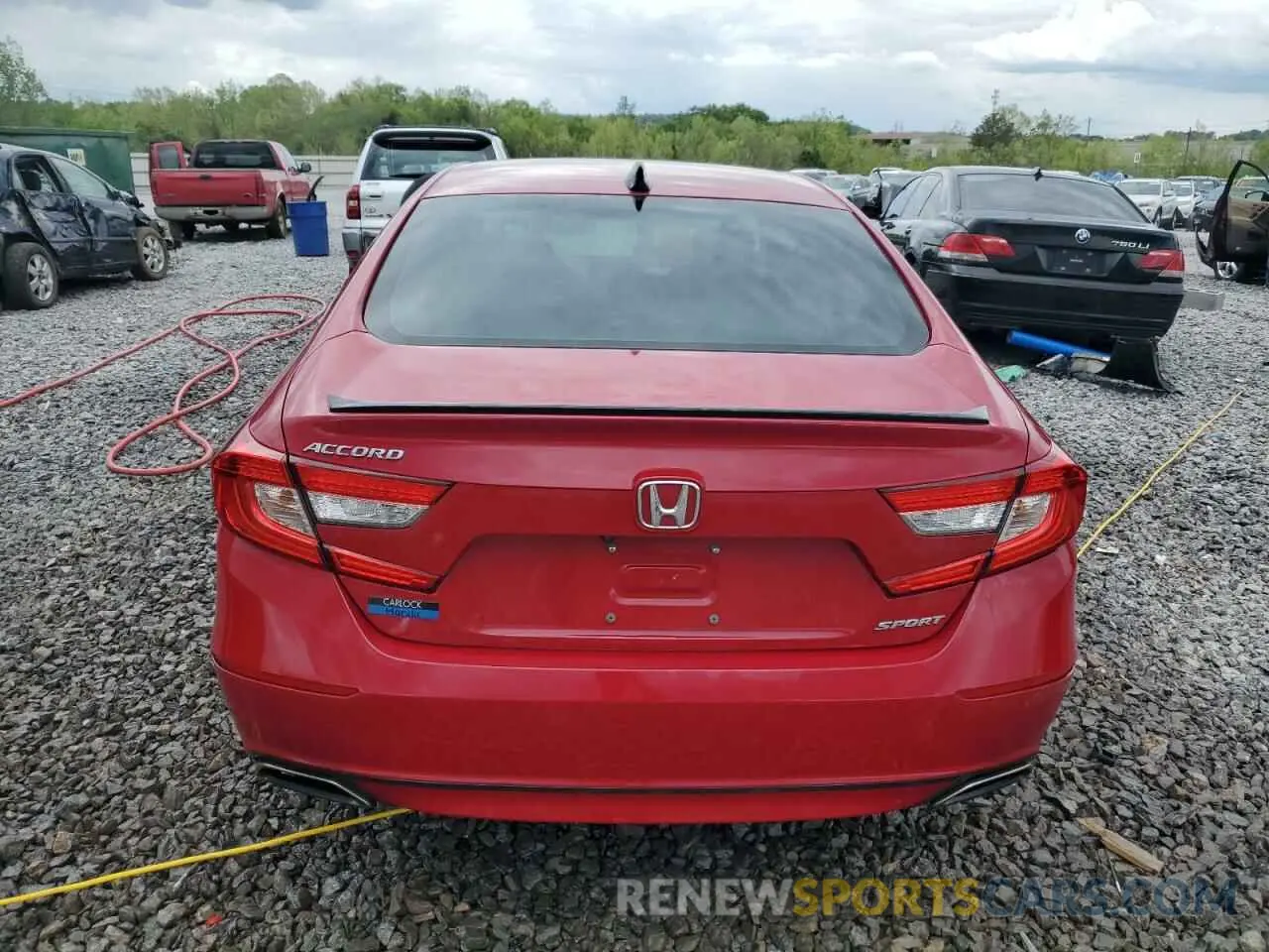 6 fotografías del automóvil dañado 1HGCV1F32MA061342 HONDA ACCORD 2021