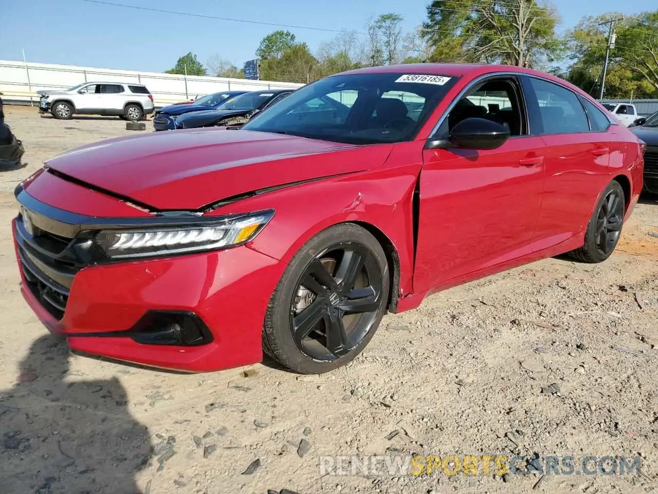 1 fotografías del automóvil dañado 1HGCV1F32MA080666 HONDA ACCORD 2021