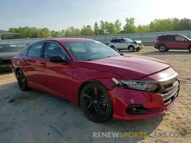 13 fotografías del automóvil dañado 1HGCV1F32MA080666 HONDA ACCORD 2021