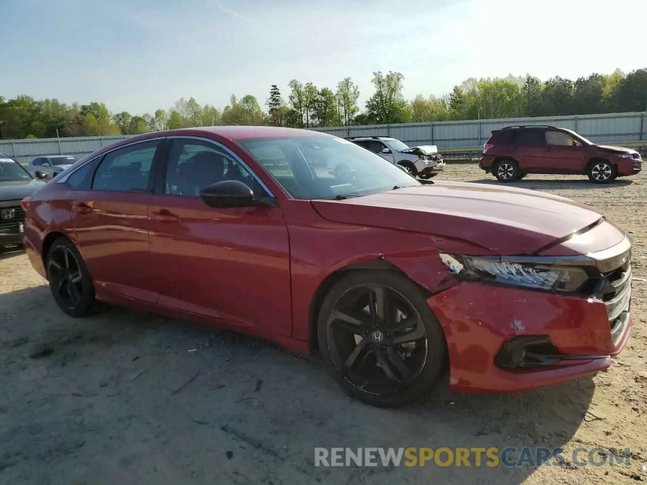 4 fotografías del automóvil dañado 1HGCV1F32MA080666 HONDA ACCORD 2021