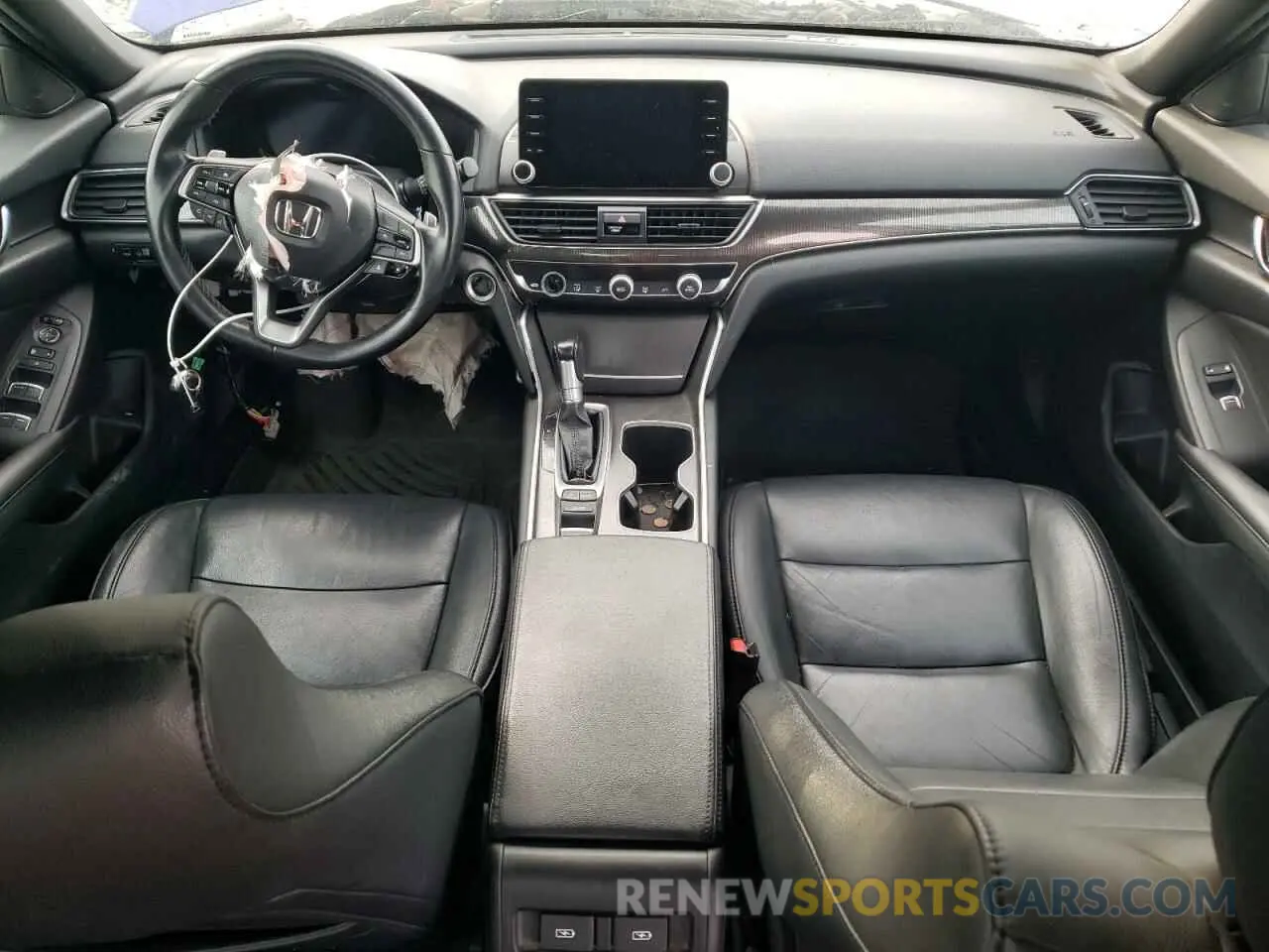 8 fotografías del automóvil dañado 1HGCV1F32MA109339 HONDA ACCORD 2021