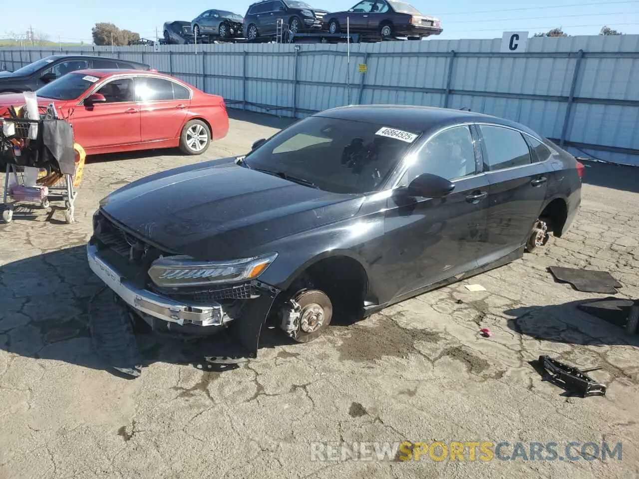 1 fotografías del automóvil dañado 1HGCV1F33MA070972 HONDA ACCORD 2021