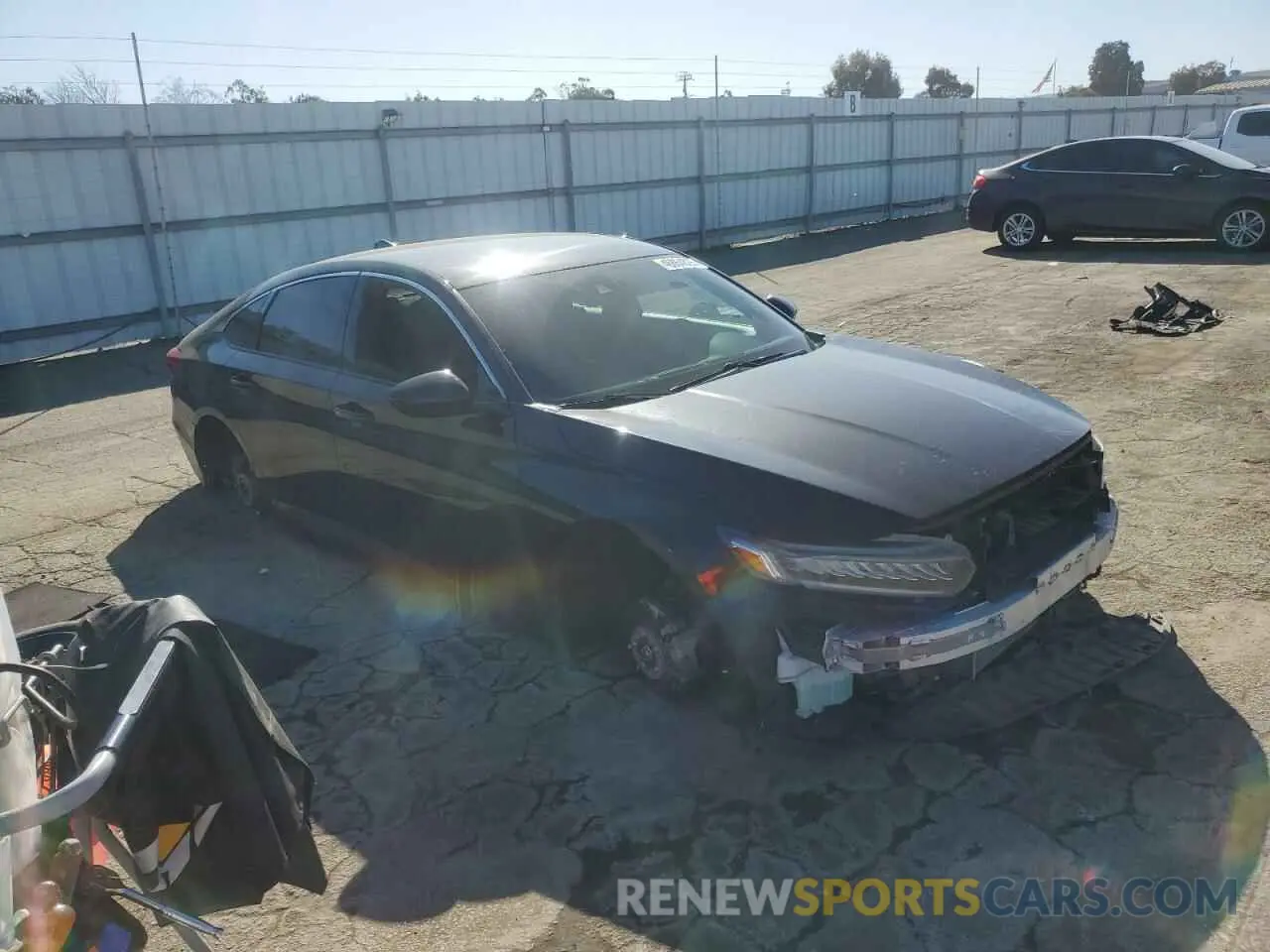 4 fotografías del automóvil dañado 1HGCV1F33MA070972 HONDA ACCORD 2021