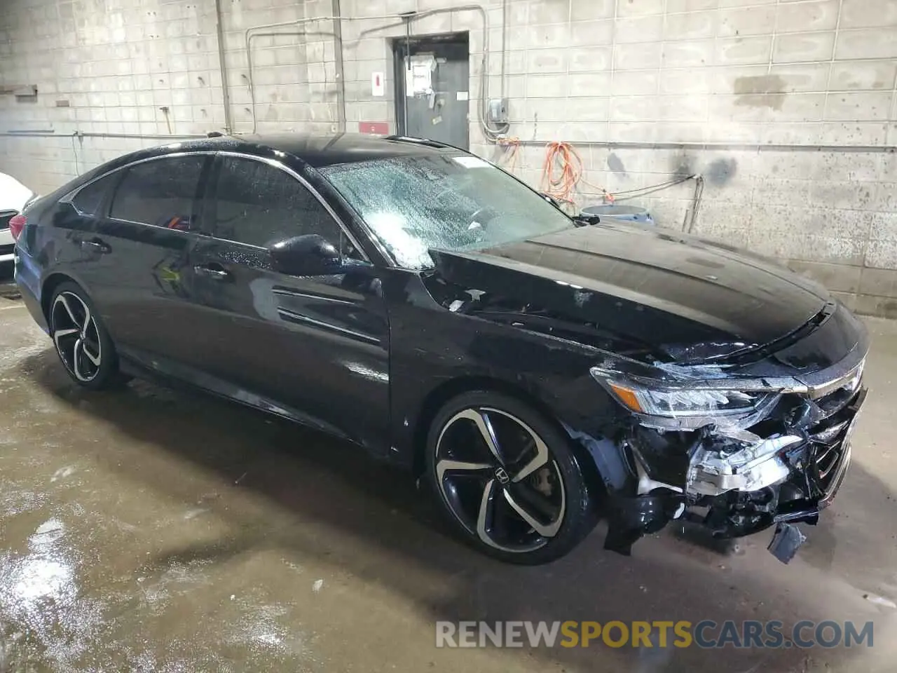 4 fotografías del automóvil dañado 1HGCV1F34MA003538 HONDA ACCORD 2021