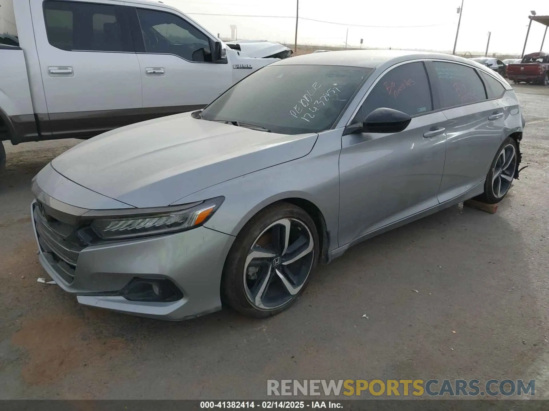 2 fotografías del automóvil dañado 1HGCV1F34MA008156 HONDA ACCORD 2021