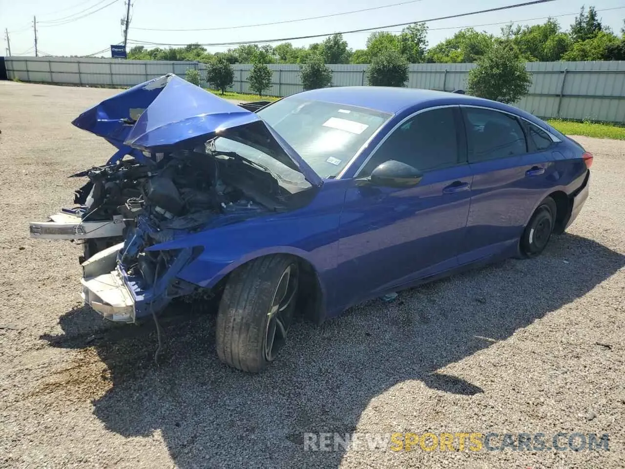 1 fotografías del automóvil dañado 1HGCV1F34MA041058 HONDA ACCORD 2021