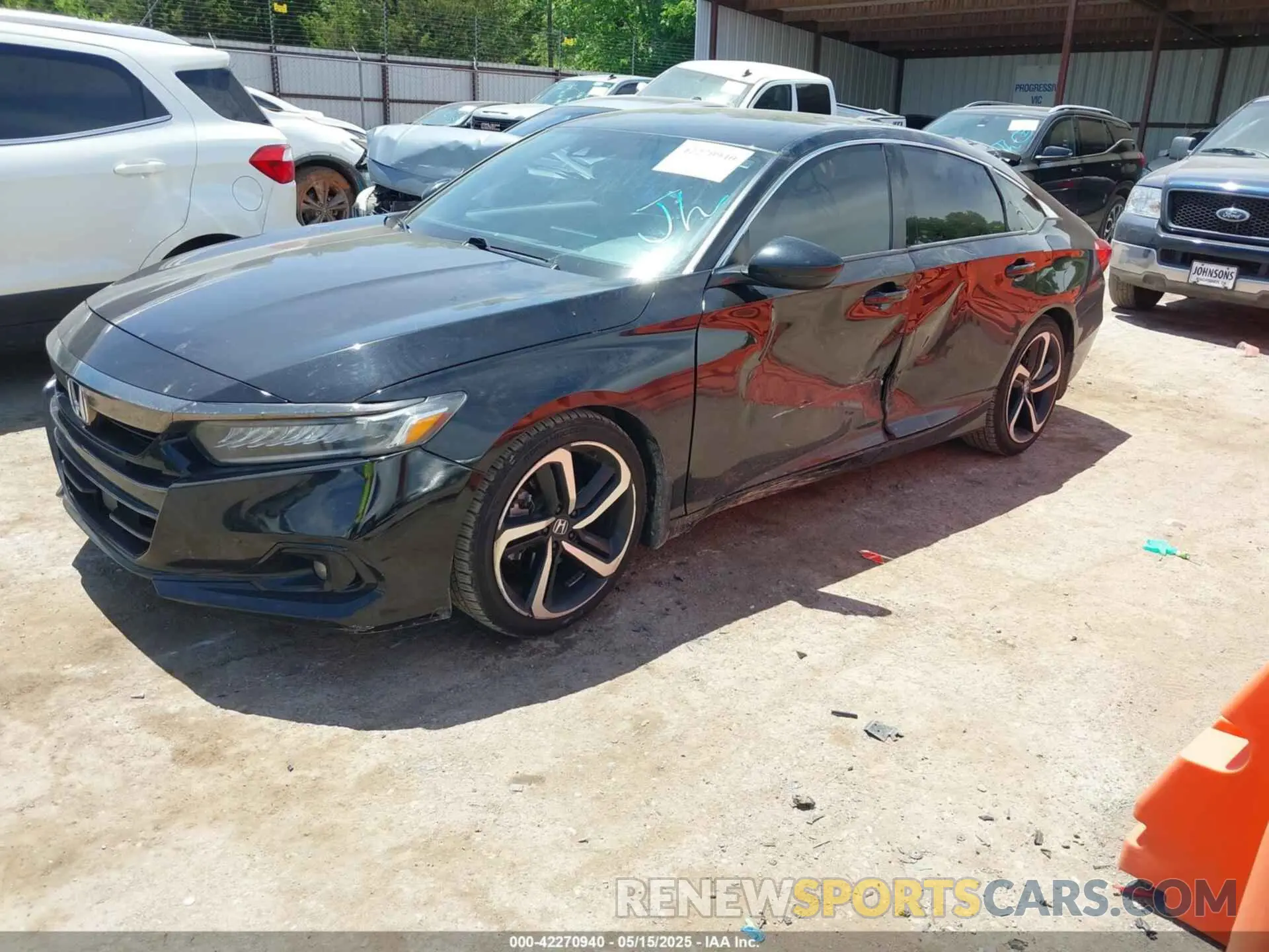 2 fotografías del automóvil dañado 1HGCV1F34MA097369 HONDA ACCORD 2021
