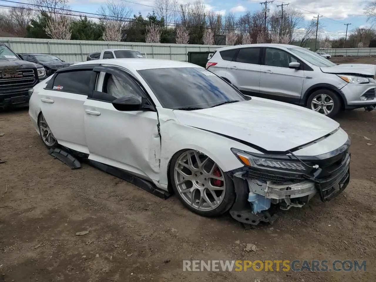 4 fotografías del automóvil dañado 1HGCV1F34MA109746 HONDA ACCORD 2021