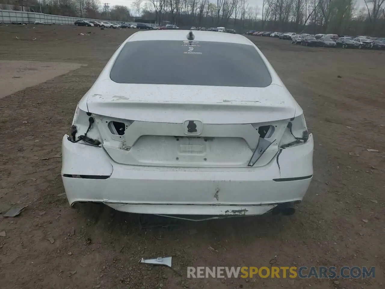 6 fotografías del automóvil dañado 1HGCV1F34MA109746 HONDA ACCORD 2021
