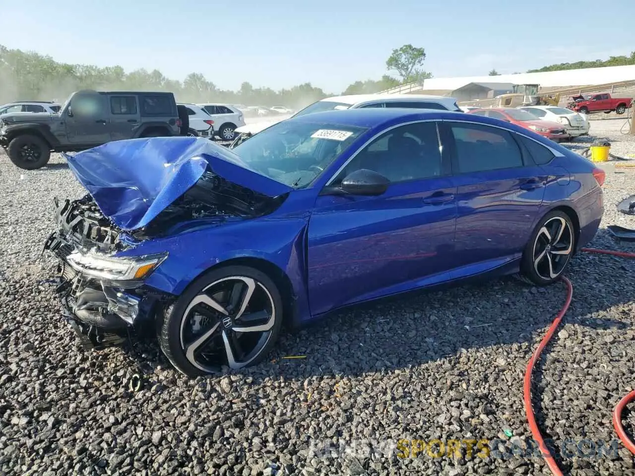 1 fotografías del automóvil dañado 1HGCV1F35MA064378 HONDA ACCORD 2021