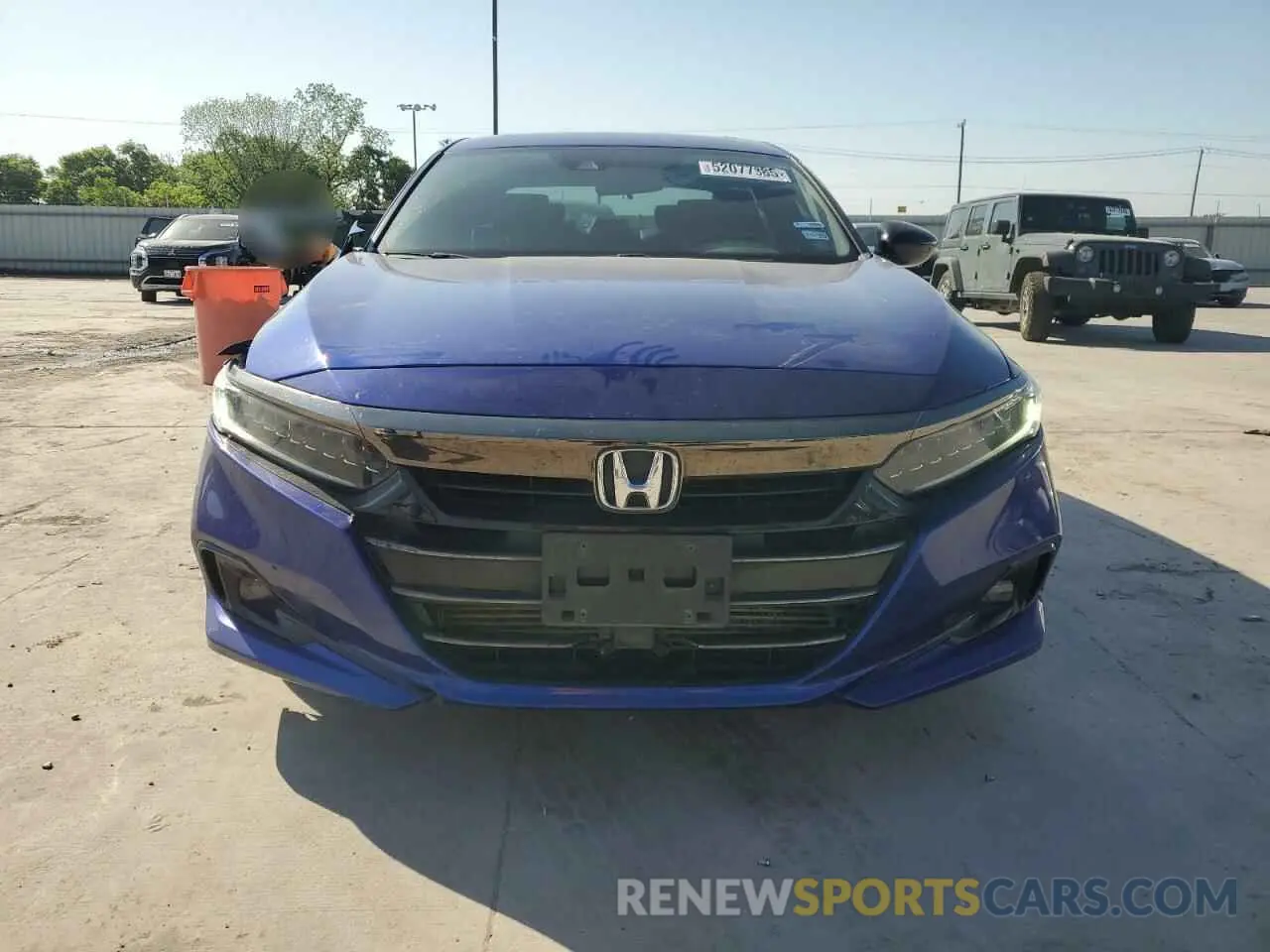 5 fotografías del automóvil dañado 1HGCV1F35MA100487 HONDA ACCORD 2021