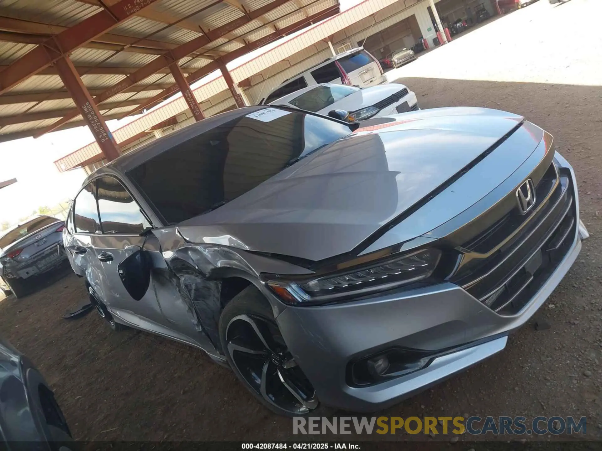 6 fotografías del automóvil dañado 1HGCV1F36MA107867 HONDA ACCORD 2021