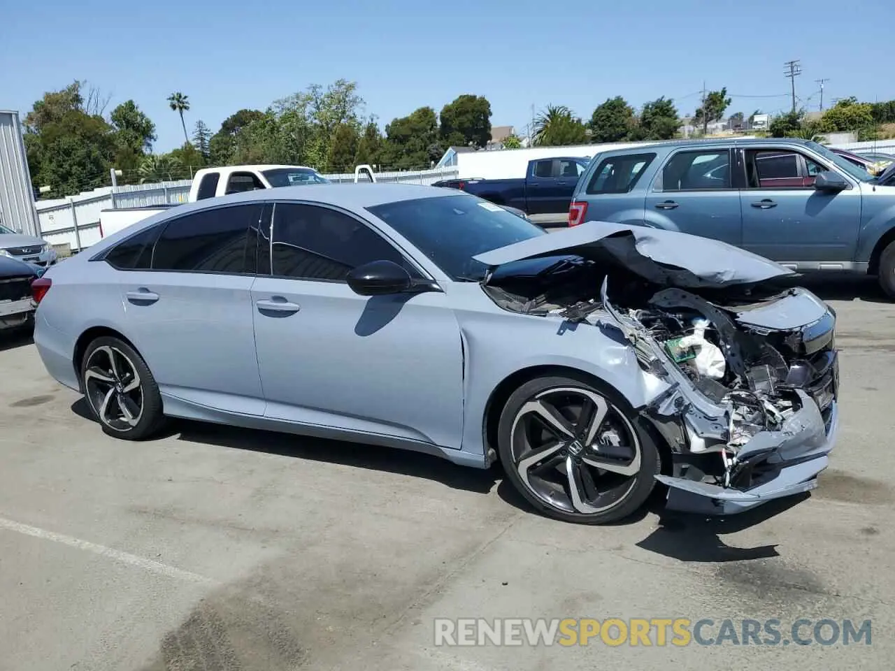 4 fotografías del automóvil dañado 1HGCV1F36MA122661 HONDA ACCORD 2021