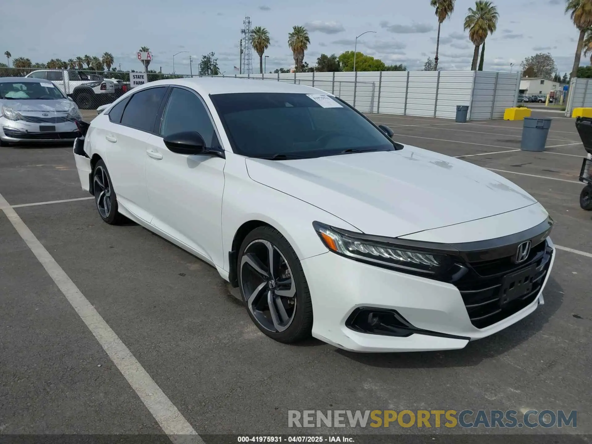 1 fotografías del automóvil dañado 1HGCV1F37MA072224 HONDA ACCORD 2021